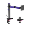 Ametystowy uchwyt RGB monitor Spacetronik SPAA112L