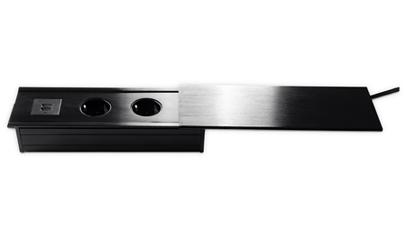 Gniazdo blatowe zasuwane Spacetronik SPS-S24B V2