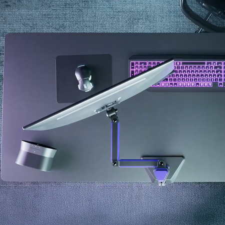 Ametystowy uchwyt RGB monitor Spacetronik SPAA112L