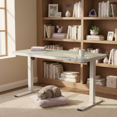 Spacetronik elektrischer Schreibtisch SPE-B128BG Astrid