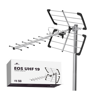 Antena DVB-T2 Spacetronik EOS UHF Czarny