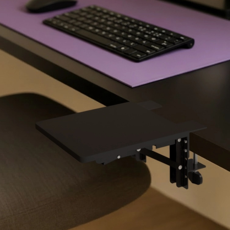 Ergonomiczny Podłokietnik do Biurka Arm Rest ZYAR02 czarny