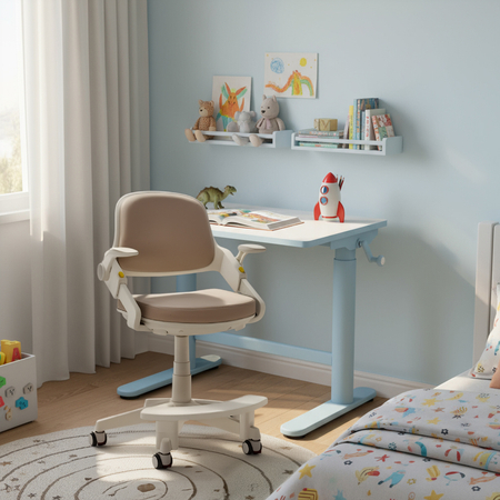 Fotel obrotowy dziecięcy Spacetronik SPC-XD10C Szare