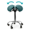 Ergonomisch verstellbarer Hocker SELLA braun