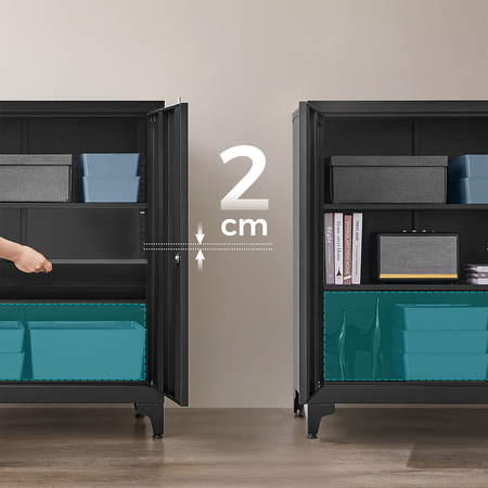 Szafka metalowa z zamkiem Spacetronik SPC-160B