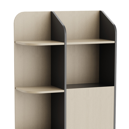 Regał z 8 półkami 198cm Spacetronik SPE-PODF01