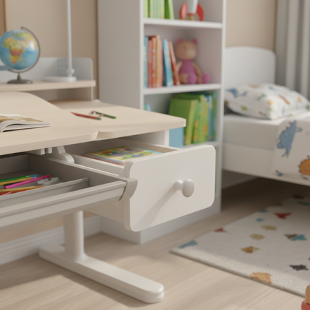 Biurko dziecięce SPEX110WL_120 120×65 cm regulowane 56–75 cm