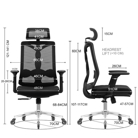Zestaw ergonomiczny biurko Moris SPEO121 120x60 krzeslo Spiro lampa Glow D2