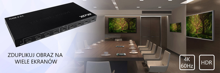 Rozgałęźnik HDMI 1x8 SPH-RS108_V20 4K 60 Hz HDR