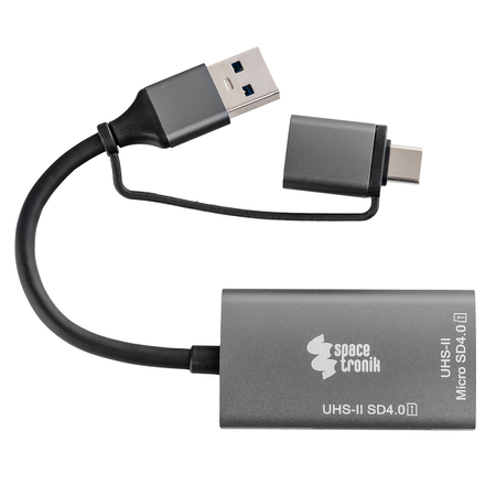 Czytnik kart SPU-CR05 USB-C USB-A Spacetronik