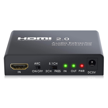 Extractor HDMI-HDMI + Audio SPDIF R/L ARC SPH-AE03
