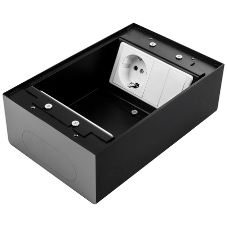 Gniazdo podłogowe puszka Spacetronik SPS-W22B_S3