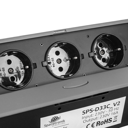 Gniazdo blatowe otwierane Spacetronik SPS-D33C V2