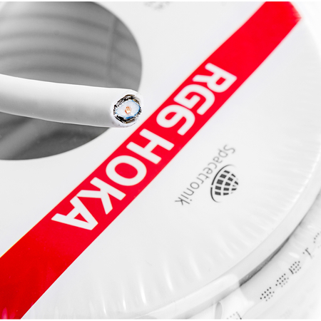 Kabel RG6 Spacetronik HOKA 102 CU Dualshield 50m