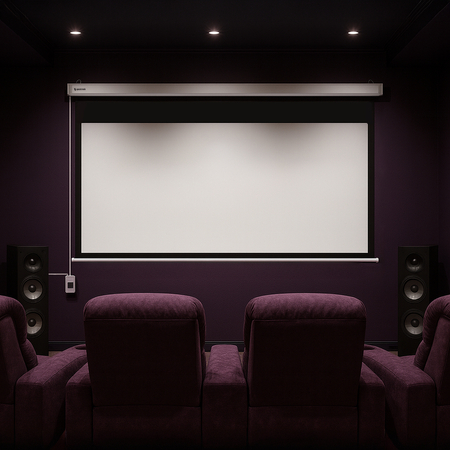 Elektrische Projektionswand SST Wandmontiert 120in