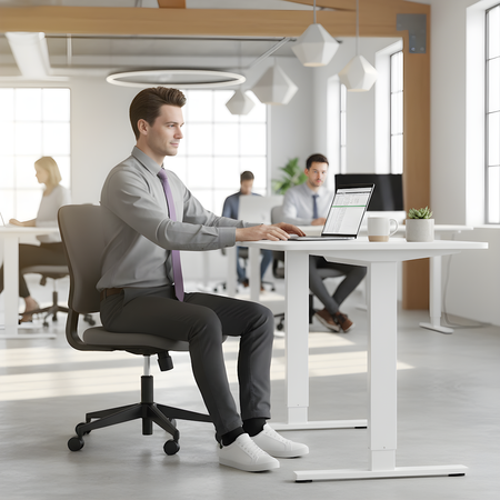 Elektryczne biurko Spacetronik Moris 120WW 120x60