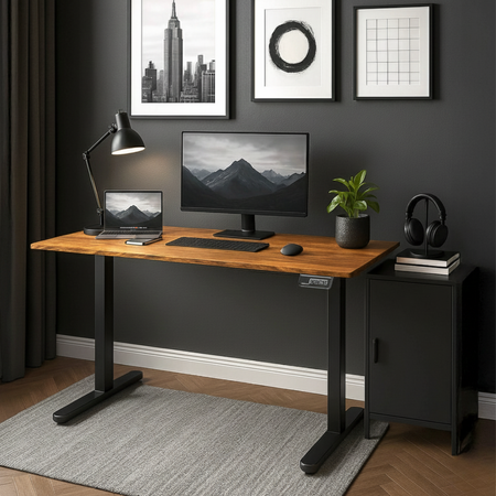 Elektryczne biurko Moris SPE-O111BR 120×60 cm