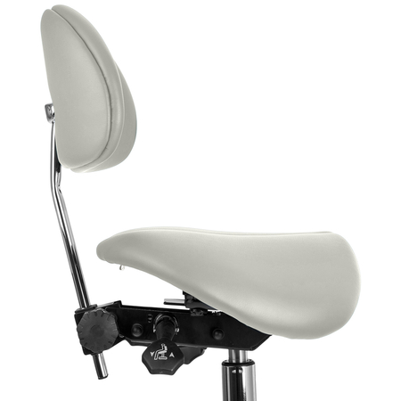 Ergonomiczny hoker regulowany SELLA 3 biały