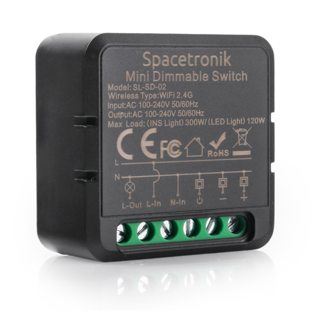 Mini Dimmer ściemniacz światła SMART WiFI Tuya
