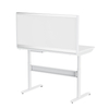 Mobile Dual-Motor Sit-Stand Desk with Divider