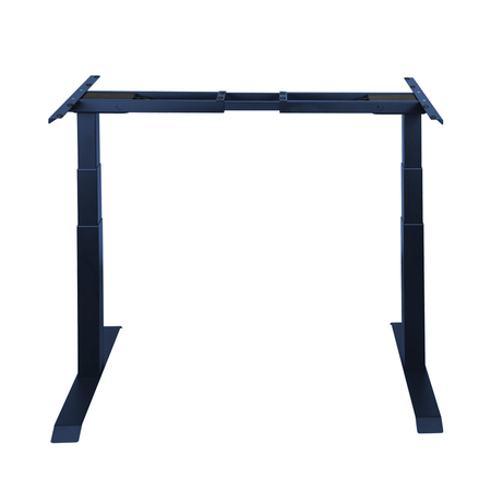 Biurko regulowane Vegard elektryczne dwusilnikowe MDF niebieskie