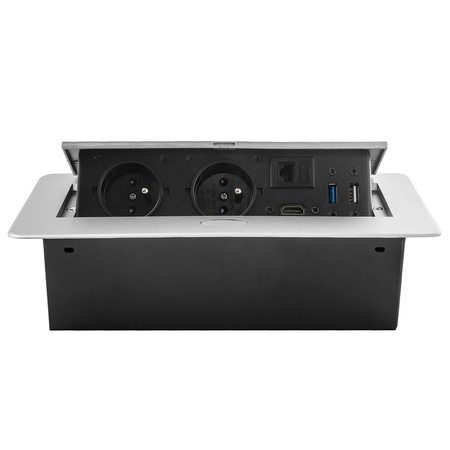 Spacetronik SPS-D26S Arbeitsplatten-Steckdosenöffnung