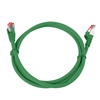 Kabel RJ45 CAT 6 S/FTP AWG27 LSZH zielony 1m