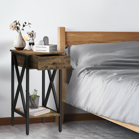 Stolik nocny, biurkowy z szufladą Funky Furniture