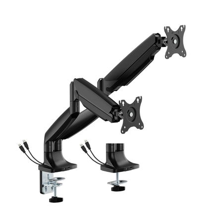 ZESTAW -10% 2x Monitory 27 cali 4K IPS Spacetronik SPA-M2701 + uchwyt + dodatki