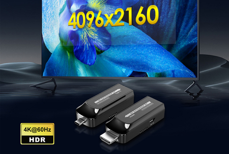 Spacetronik USB-C zu HDMI LAN Transmitter SPH-CL01