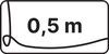0,5m