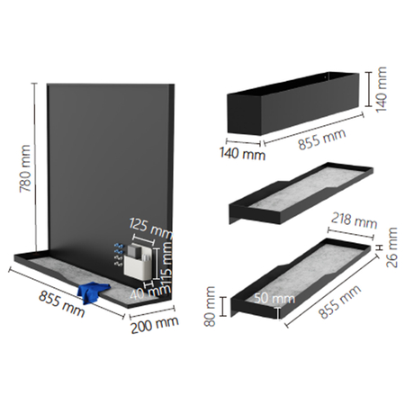 Zestaw Organizacyjny 20135 do Kabiny Akustycznej