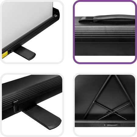 Ekran Projekcyjny Podłogowy Napinany SST 120" 4K