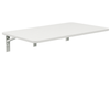 Składane biurko ścienne SPB149W 80×40 cm białe składane 90°