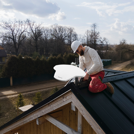 Antena DVB-T2 Spacetronik EDIT White Aktywna