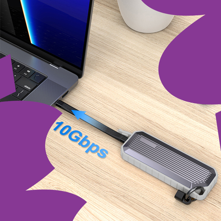 Przenośna obudowa dysku M.2 NVME/NGFF SPU-HDC02