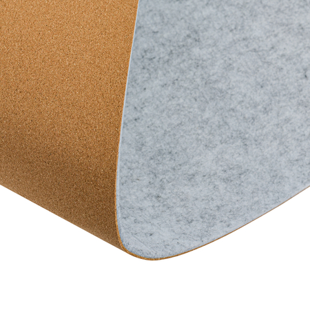 Mata filcowa z korkiem jasnoszara 100x50cm SPB063