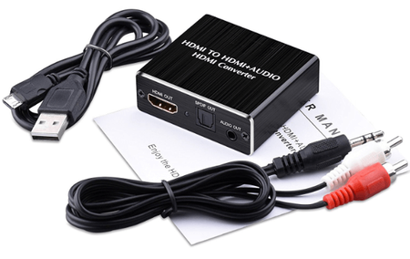 Extractor HDMI-HDMI + Audio SPDIF/Jack3.5 SPH-AE02