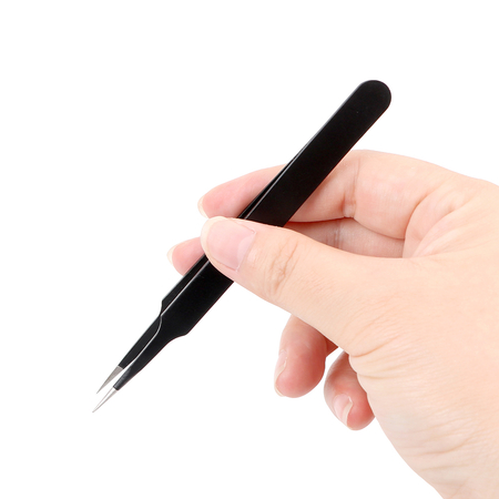 Satz mit 9 Präzisionspinzetten ESD SPM-T03