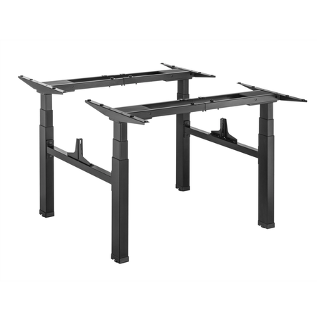 Zestaw cztery biurka elektryczne Spacetronik Pure Black z fotelami