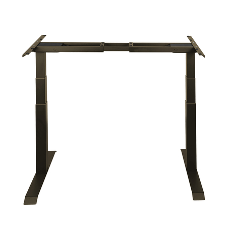 Biurko regulowane Vegard elektryczne dwusilnikowe MDF beżowo-różowe