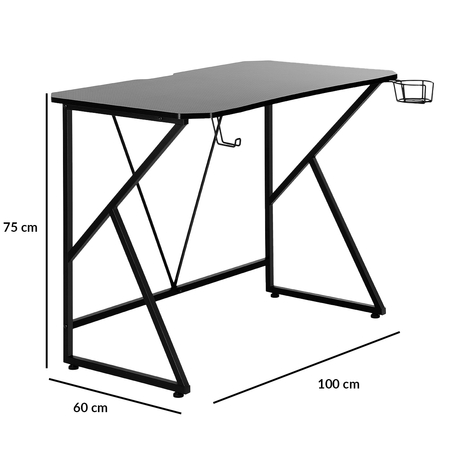 Biurko Gamingowe 100cm Spacetronik Funky Furniture