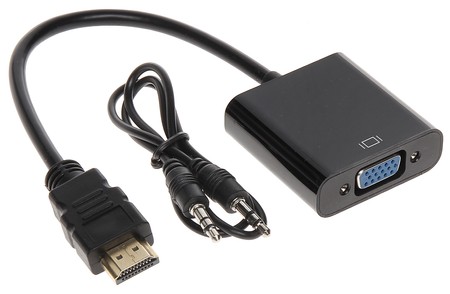 HDMI zu VGA + Audio Konverter SPH-VA02 Schwarz