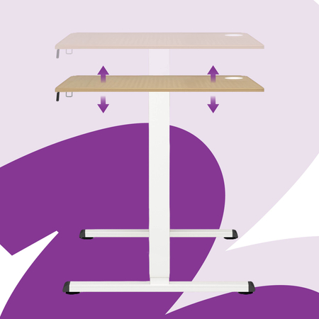 Elektryczne biurko Moris SPE-O111WL 120×60 cm