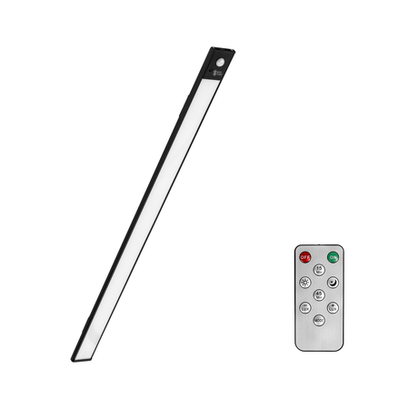 Bezprzewodowa lampa LED Czujnik ruchu 60cm Czarna