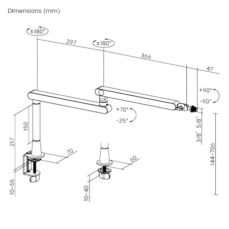 Studyjny uchwyt mikrofonu Spacetronik SPA-101 PRO