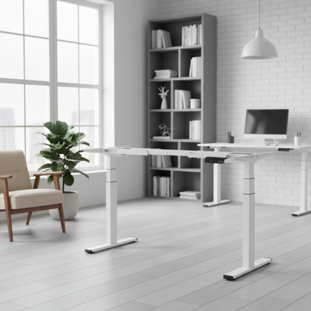 Elektryczny stelaż biurkowy Spacetronik SPE237W z regulacją wysokości