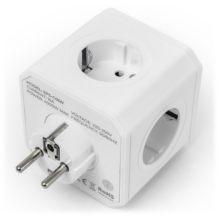 Zestaw Listwa zasilania 13AC 3USB 1USB-C SPS-CS01W