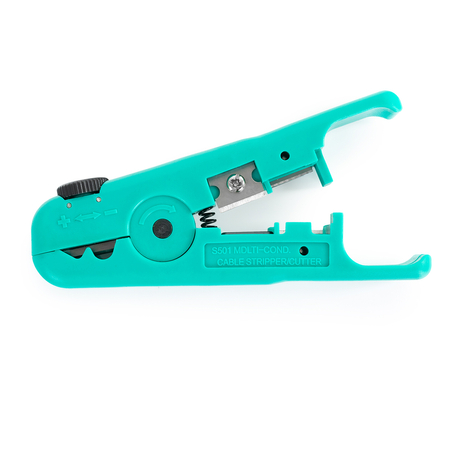 Zestaw przelotowy z zaciskarką i wtykami RJ PT-S02