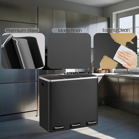 Funky Trash Can Ink Black Spacetronik Potrójny